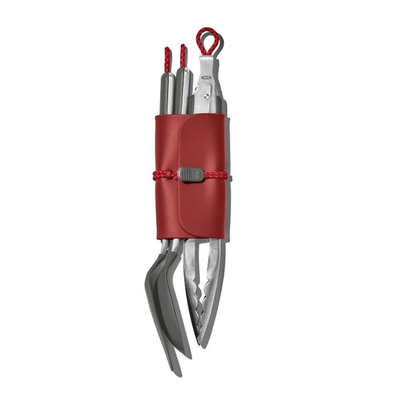 Load image into Gallery viewer, OXO Camp Cook Utensil Set w/ Rest