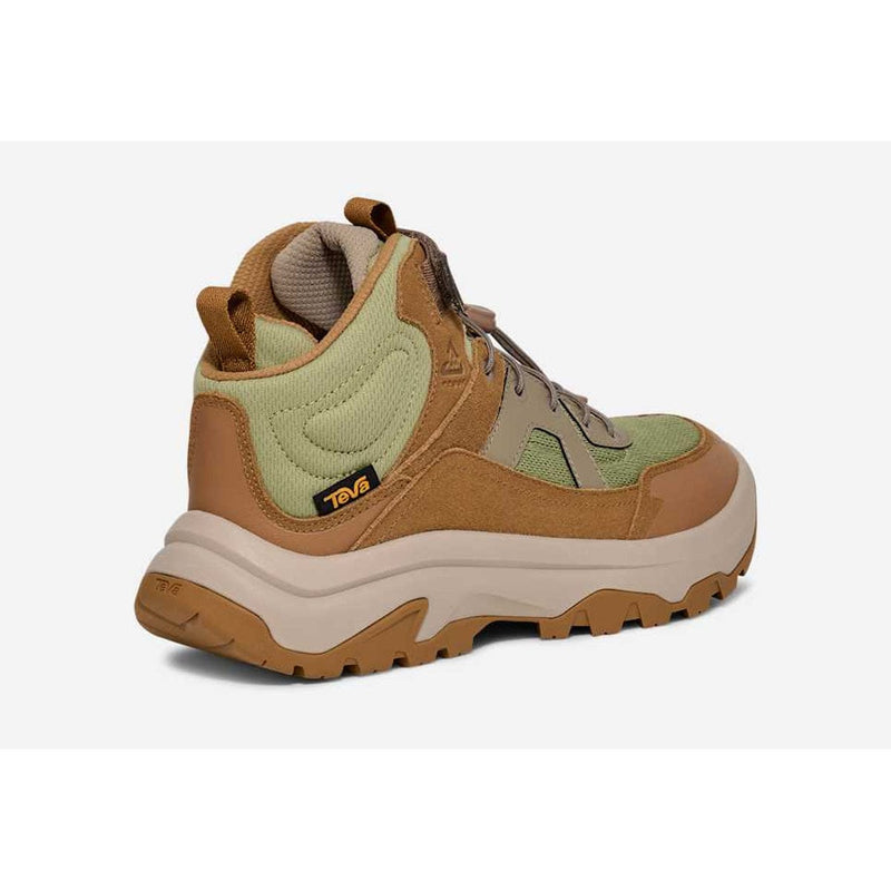 Load image into Gallery viewer, Brown and beige sneaker with visible Teva logo on a white background