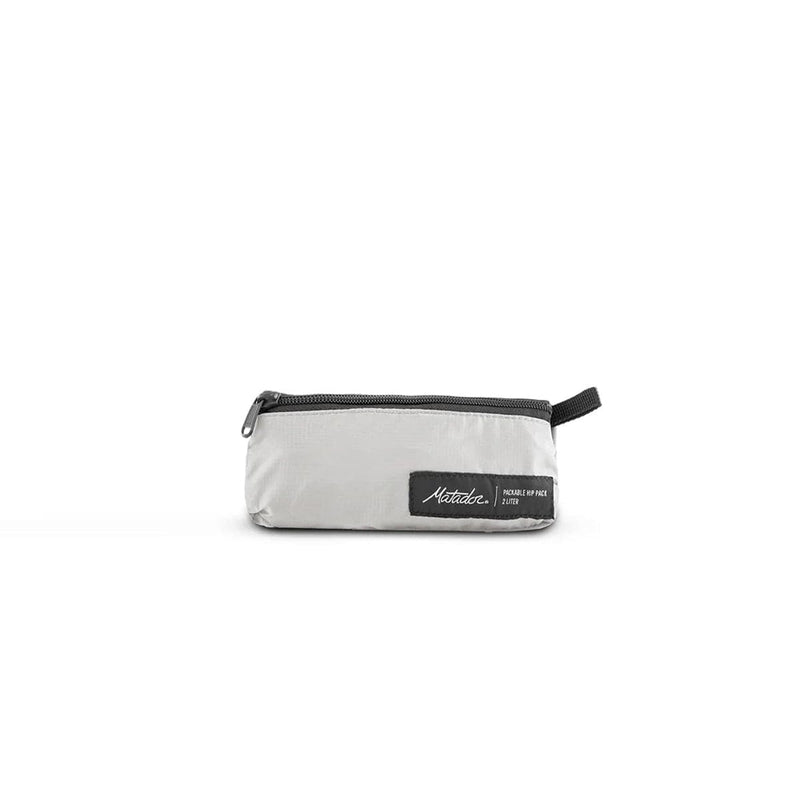 Load image into Gallery viewer, Gray pouch with a black zipper on a white background