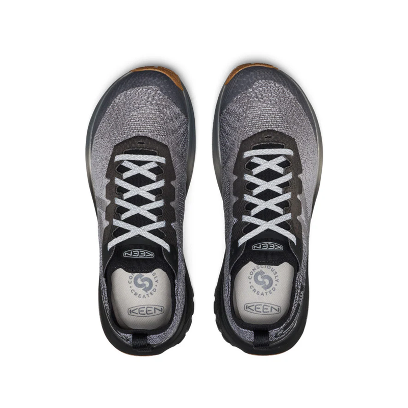 Load image into Gallery viewer, Pair of gray and black Keen shoes on a white background