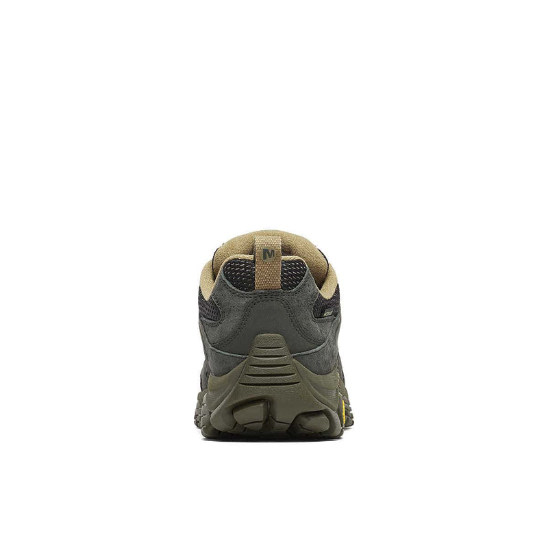 Load image into Gallery viewer, Olive green hiking boot with brown accents on a white background