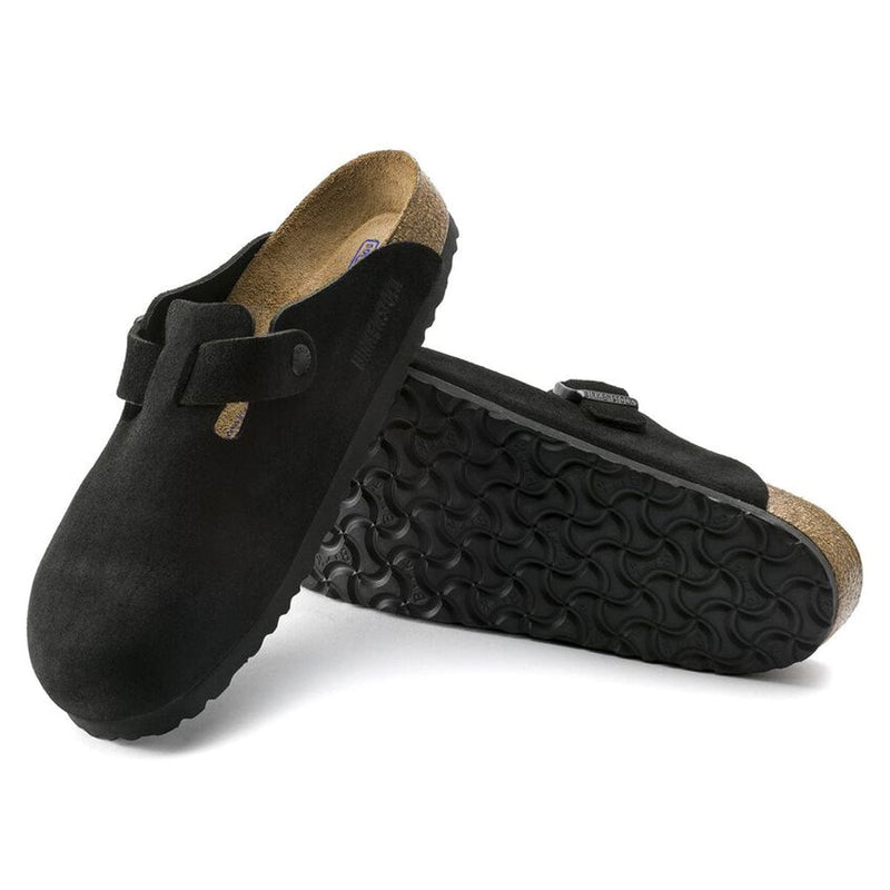 Load image into Gallery viewer, Birkenstock Boston Soft Footbed Narrow Taupe Suede