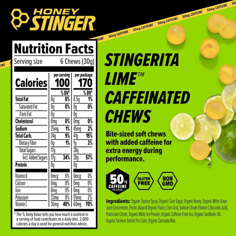 Load image into Gallery viewer, Honey Stinger Stingerita Lime Energy Chews
