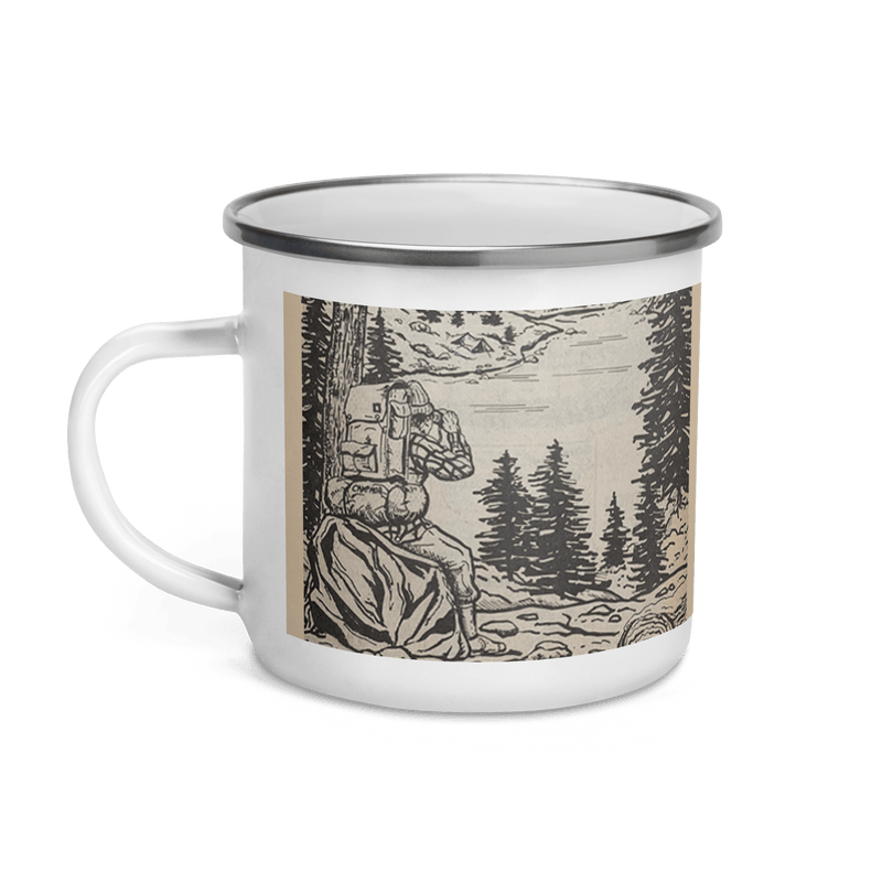 Load image into Gallery viewer, Campmor 1982 Catalog Enamel Mug