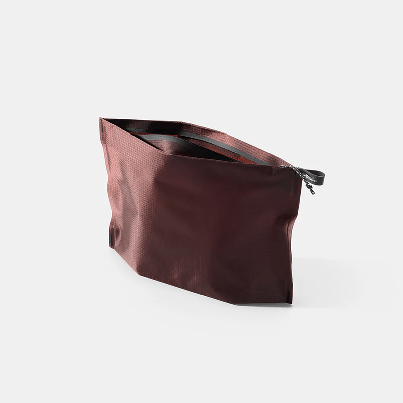 Load image into Gallery viewer, Brown textured pouch with a zipper on a white background