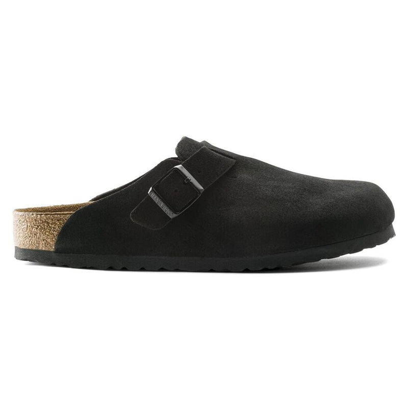 Load image into Gallery viewer, Birkenstock Boston Soft Footbed Narrow Taupe Suede