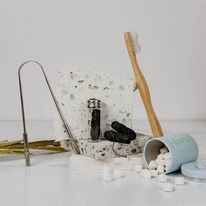 Load image into Gallery viewer, Bamboo Charcoal Floss by Zero Waste