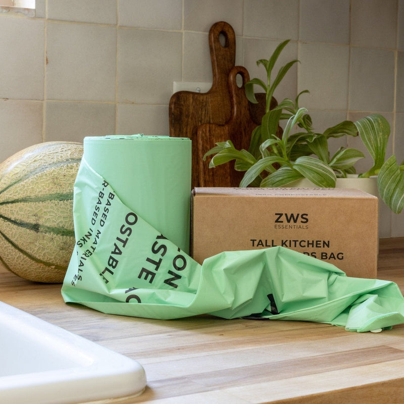 Load image into Gallery viewer, Compostable Trash Bags by Zero Waste