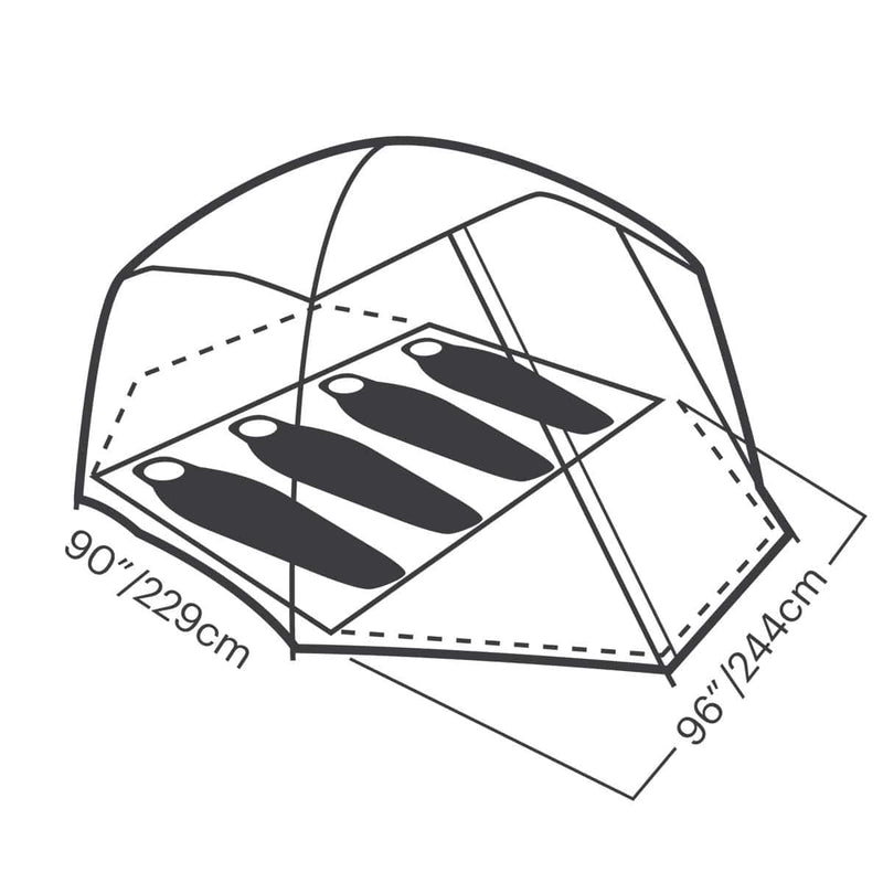Load image into Gallery viewer, Eureka Space Camp 4 Tent