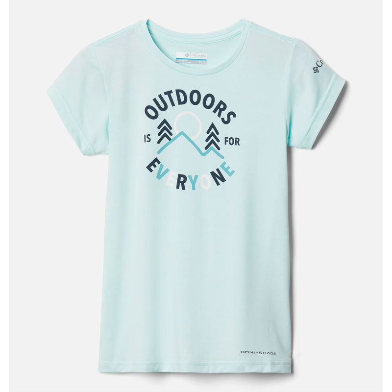 Load image into Gallery viewer, Columbia Girls Mission Peak Short Sleeve Graphic Shirt