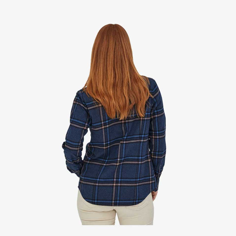 Load image into Gallery viewer, Patagonia Womens Long Sleeve Organic Cotton Midweight Fjord Flannel Shirt