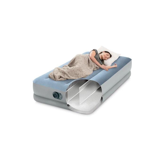 Load image into Gallery viewer, Intex Twin Raised Comfort Airbed with Fiber Tech