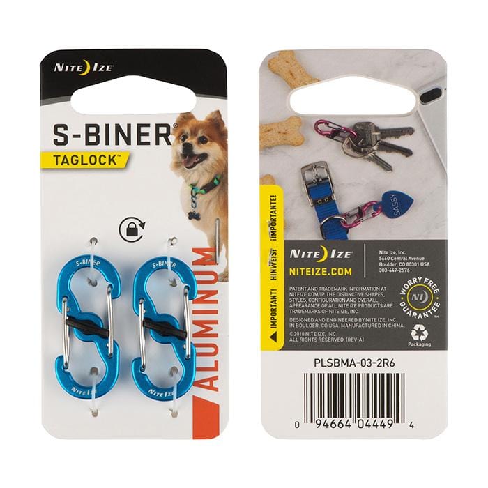 Load image into Gallery viewer, Nite Ize S-Biner TagLock Aluminum - 2 Pack