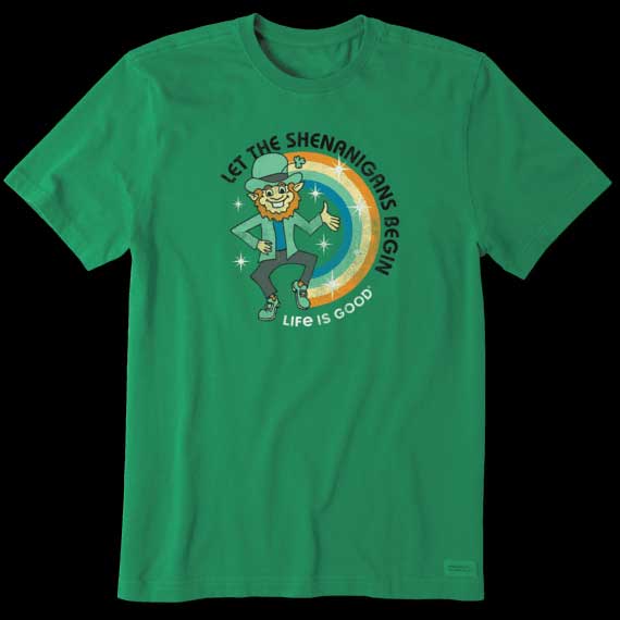 Load image into Gallery viewer, Life is good Crusher Tee Shenanigans Begin - Men's