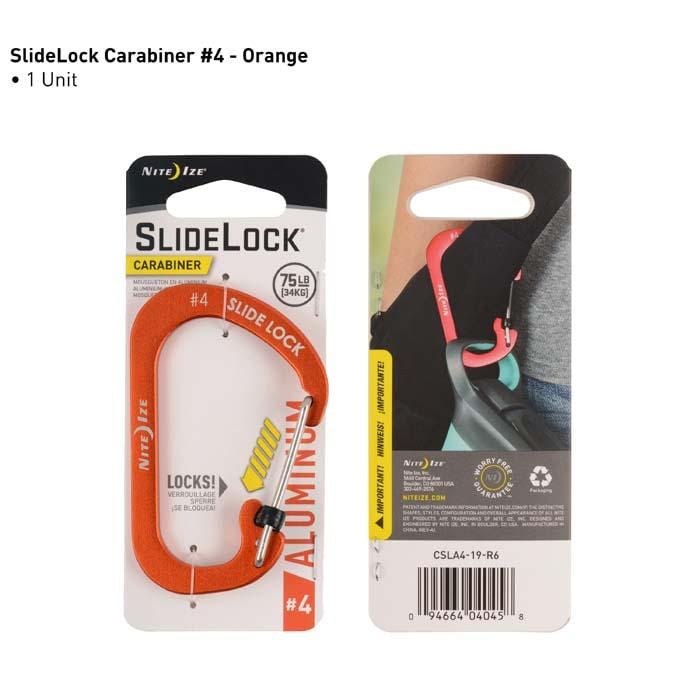 Load image into Gallery viewer, Nite Ize SlideLock Carabiner Aluminum #4