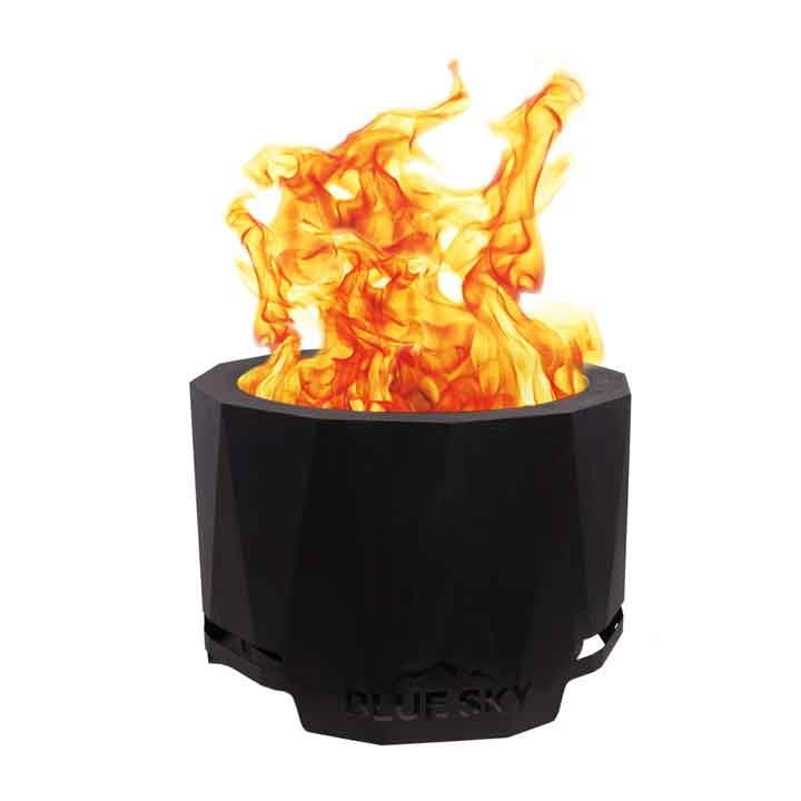 Load image into Gallery viewer, Blue Sky Outdoor Living 24 Steel Peak Patio Smokeless Fire Pit, Firewood and/or Wood Pellet Burning