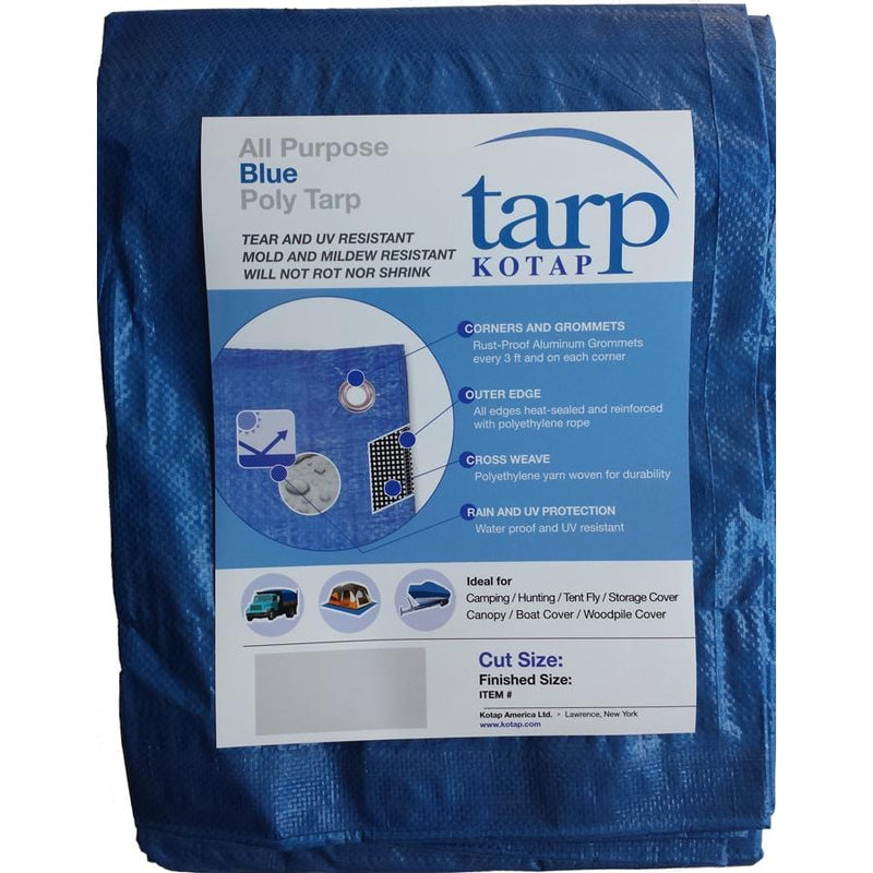 Load image into Gallery viewer, Kotap All Weather All Purpose Blue Poly Tarps