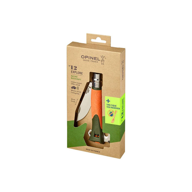 Load image into Gallery viewer, Opinel No. 12 Explore Folding Knife with Tick Remover
