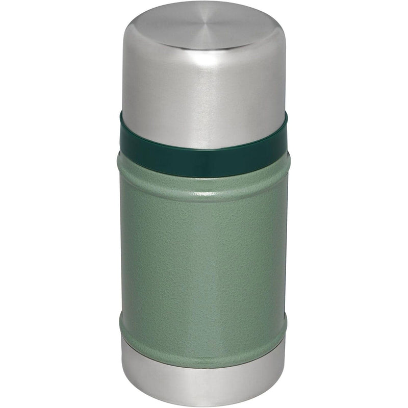 Load image into Gallery viewer, Green and silver cylindrical container on a white background
