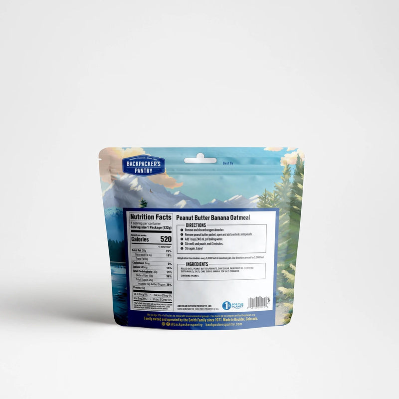 Load image into Gallery viewer, Backpacker's Pantry Peanut Butter &amp; Banana Oatmeal
