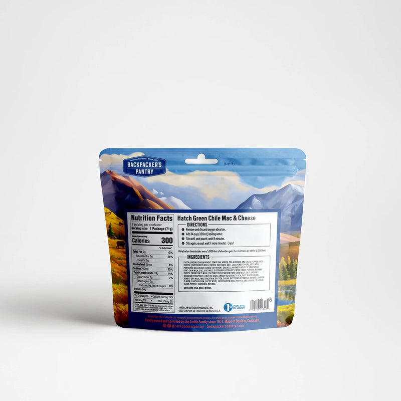 Load image into Gallery viewer, Backpacker's Pantry Hatch Chile Mac &amp; Cheese
