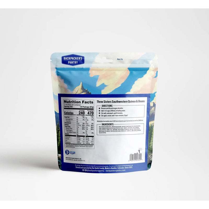 Load image into Gallery viewer, Backpacker's Pantry Three Sisters Southwestern Quinoa &amp; Beans
