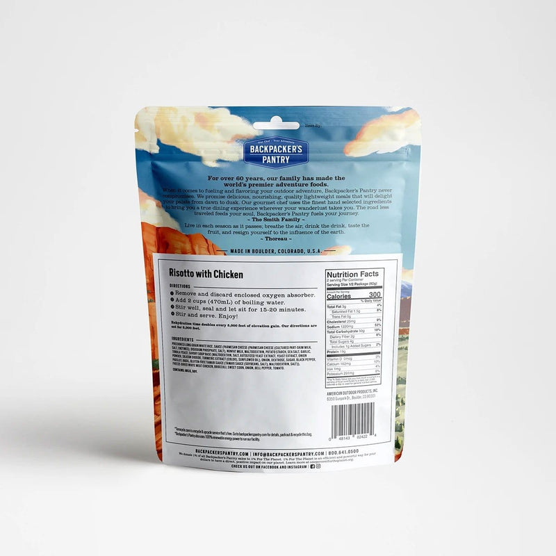 Load image into Gallery viewer, Backpacker's Pantry Risotto with Chicken
