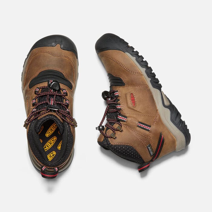 Load image into Gallery viewer, Keen Big Kids' Ridge Flex Mid Waterproof Hiking Boot

