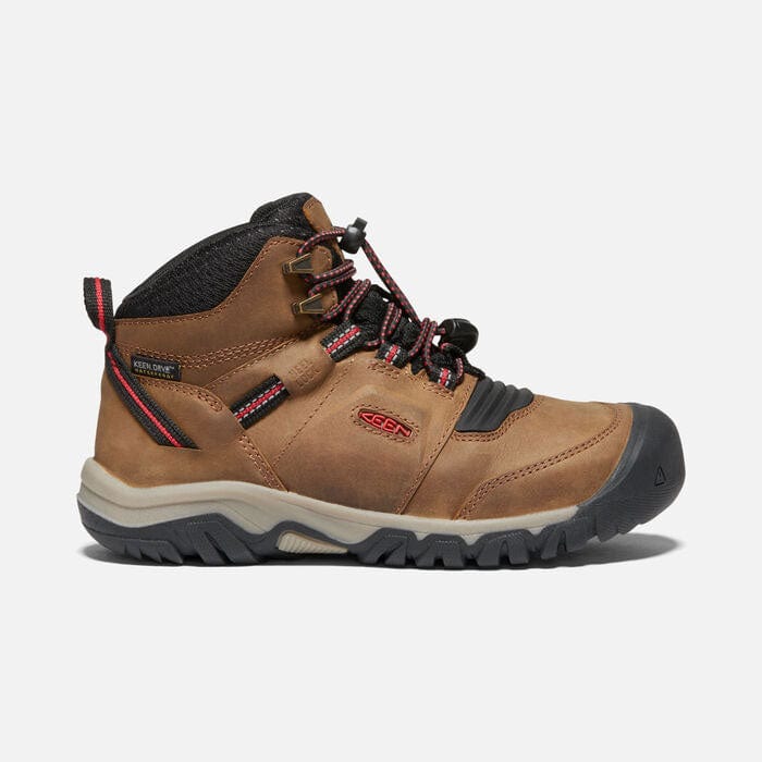 Load image into Gallery viewer, Keen Big Kids' Ridge Flex Mid Waterproof Hiking Boot
