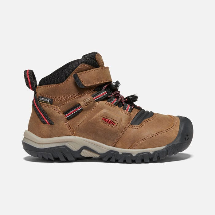 Load image into Gallery viewer, Keen Little Kids' Ridge Flex Mid Waterproof Hiking Boot

