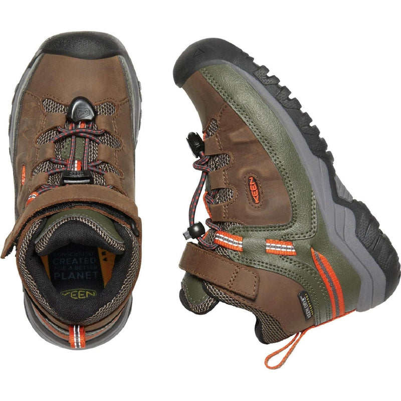 Load image into Gallery viewer, Keen Big Kids' Targhee Mid Waterproof Boot
