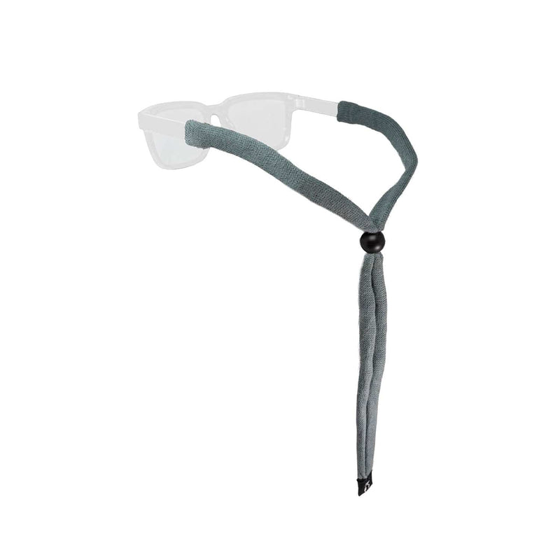 Load image into Gallery viewer, Sunglasses with a gray strap on a white background
