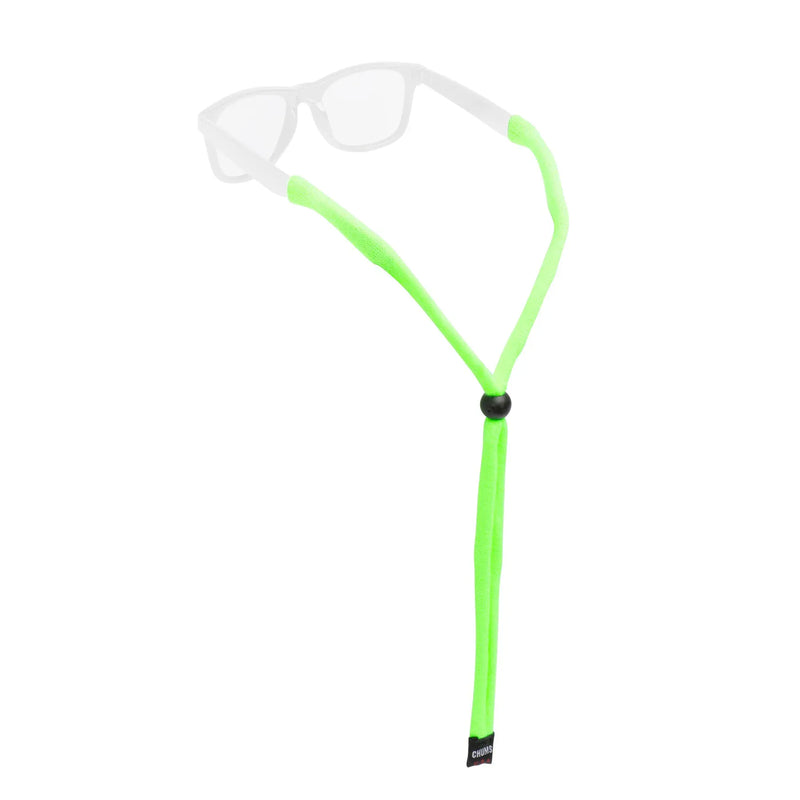 Load image into Gallery viewer, Sunglasses with a green strap on a white background
