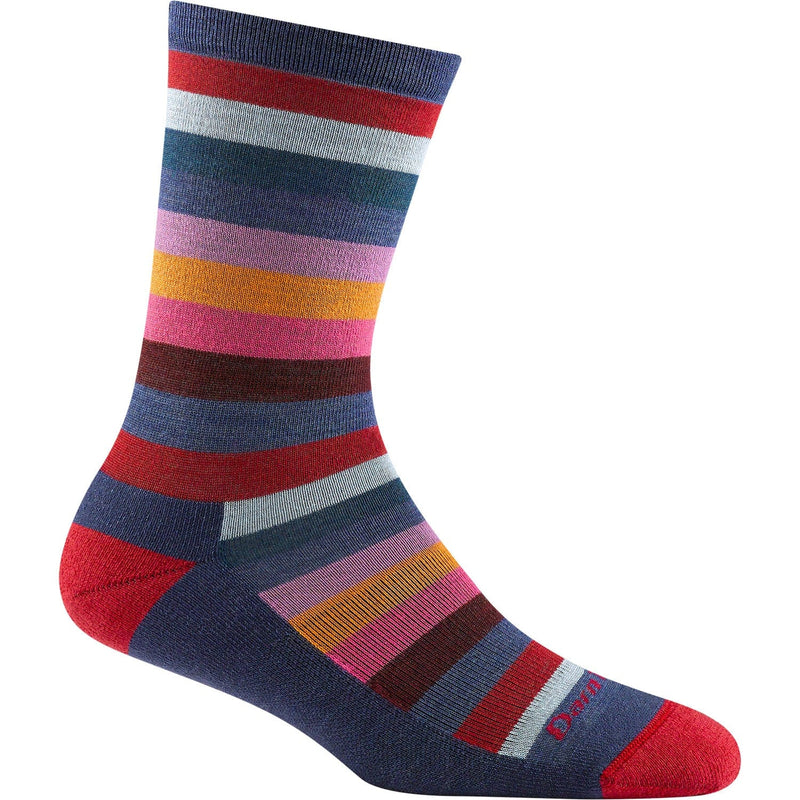 Load image into Gallery viewer, Darn Tough Women's Mystic Stripe Crew Lightweight Lifestyle Sock
