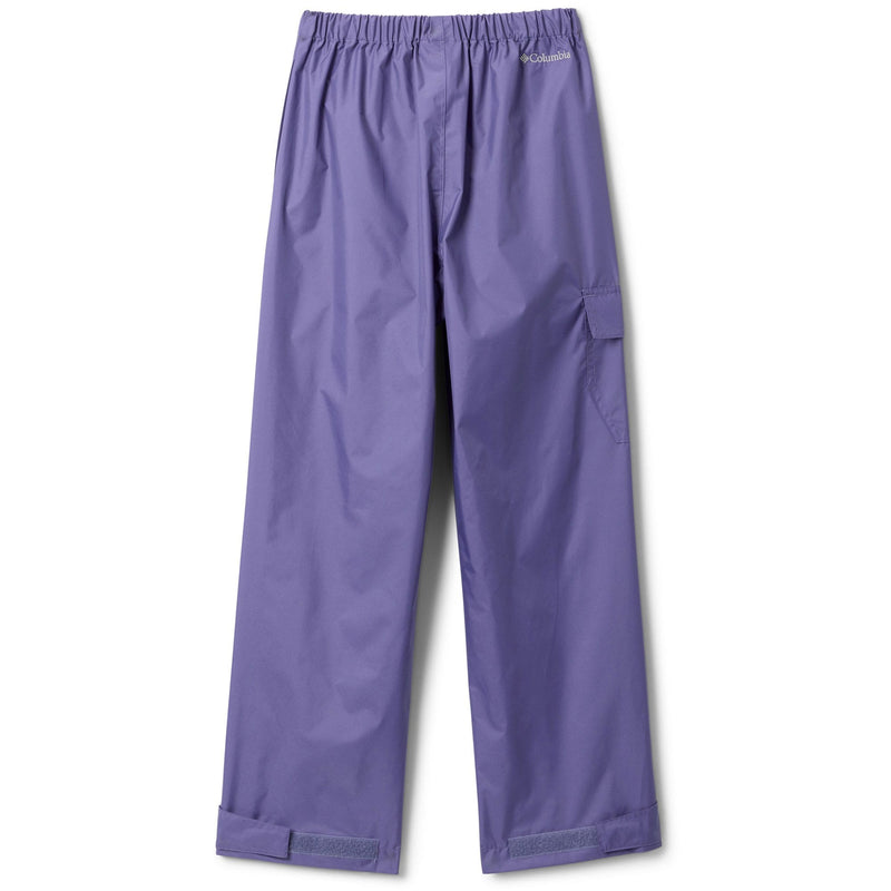 Load image into Gallery viewer, Purple rain pants on a white background
