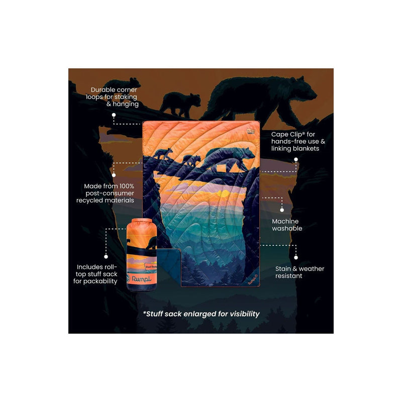 Load image into Gallery viewer, Rumpl Original Puffy Blanket - Great Smoky National Park

