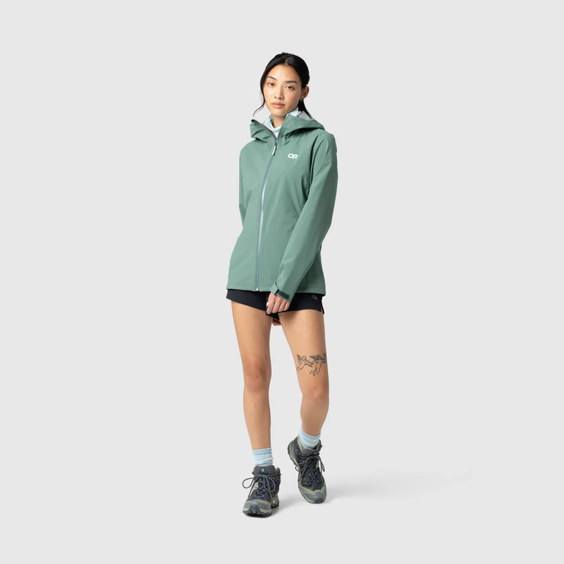Load image into Gallery viewer, Outdoor Research Women’s Stratoburst Stretch Rain Jacket
