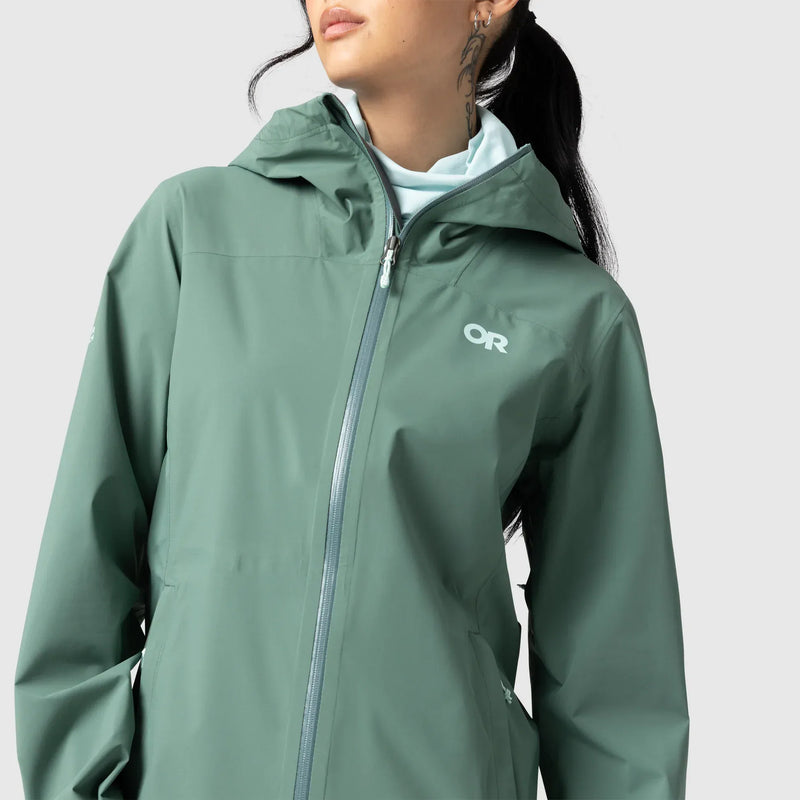 Load image into Gallery viewer, Outdoor Research Women’s Stratoburst Stretch Rain Jacket
