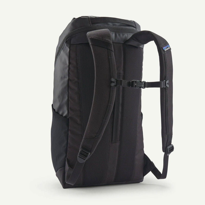 Load image into Gallery viewer, Black backpack on a white background
