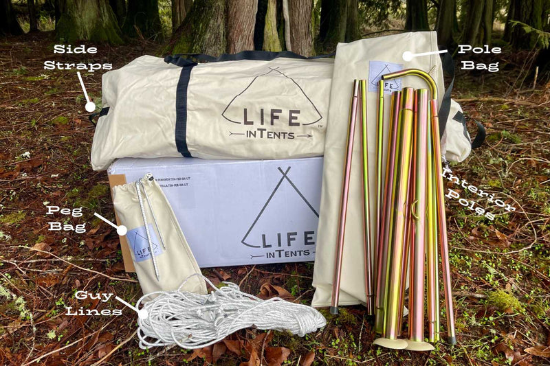 Load image into Gallery viewer, Life inTents 13' (4M) Stella Stargazing Canvas Tent
