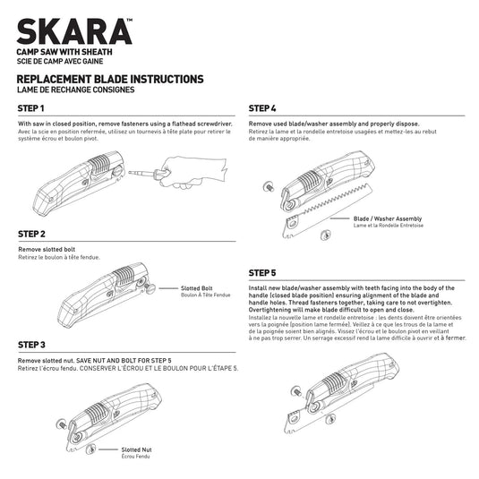Gear Aid SKARA Camp Saw with Sheath