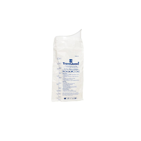 TravelJohn Resealable Disposable Urinal - 3 Pack