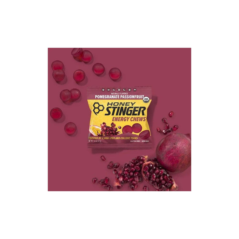 Load image into Gallery viewer, Honey Stinger Pomegranate Passion Fruit Organic Energy Chews
