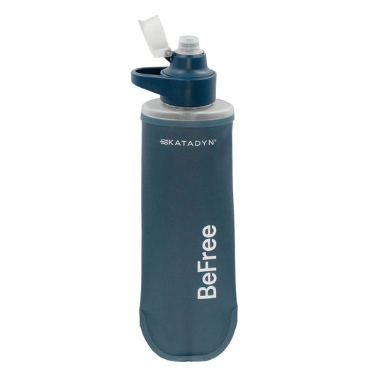 Katadyn BeFree water filter bottle on a white background