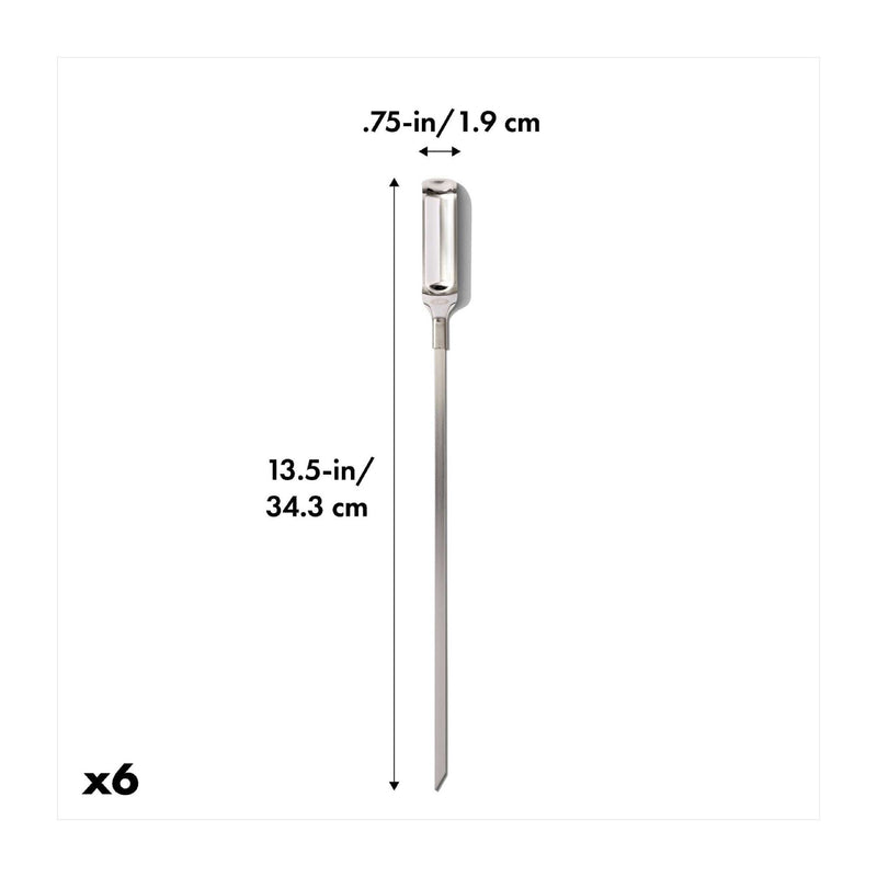 Load image into Gallery viewer, Measurement chart of a metal needle with dimensions labeled on a white background
