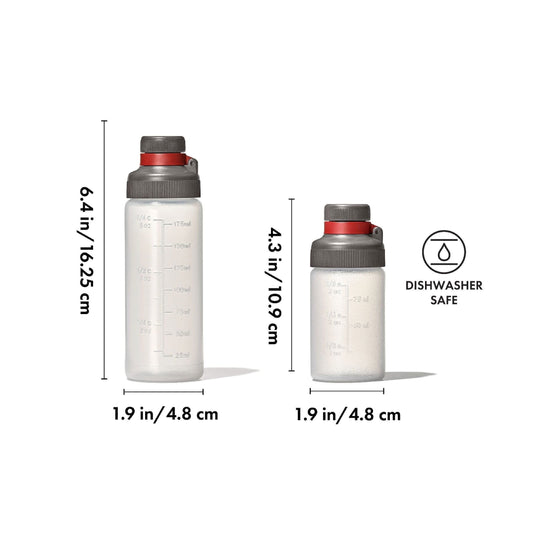 OXO Outdoor 7-Piece Spice Shaker & Squeeze Bottle Set