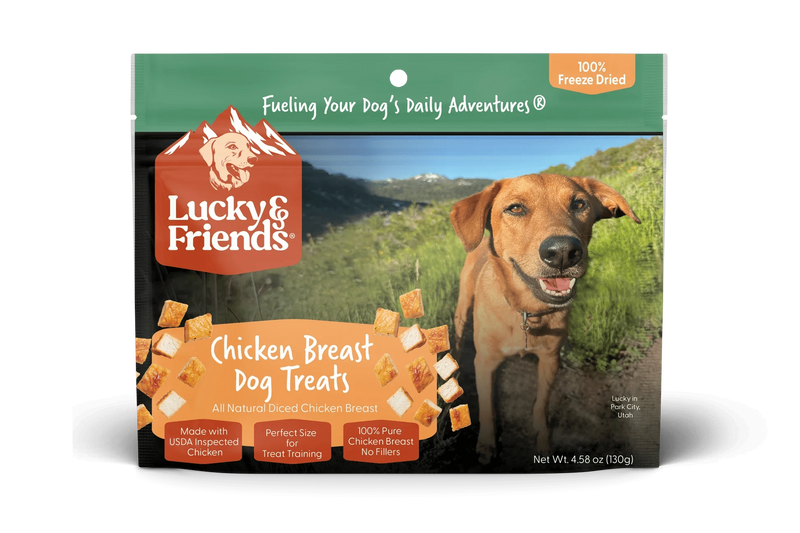 Load image into Gallery viewer, Lucky &amp; Friends Chicken Breast Dog Treats

