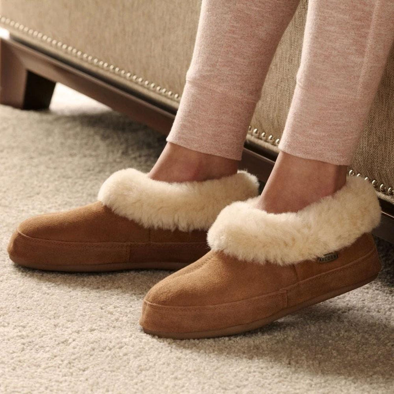 Load image into Gallery viewer, Acorn Ewe Collar Slippers Women's
