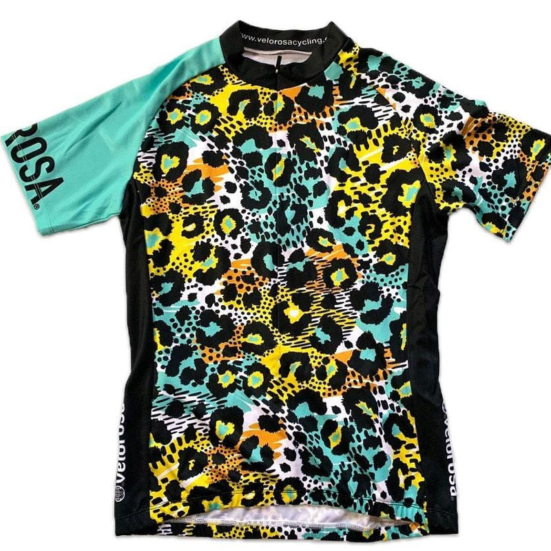 Load image into Gallery viewer, Velorosa Cheetahlicious Womens Cycling Short-Sleeved
