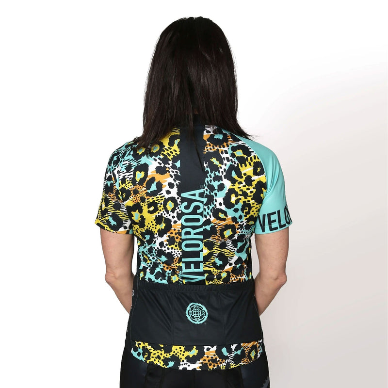 Load image into Gallery viewer, Velorosa Cheetahlicious Womens Cycling Short-Sleeved
